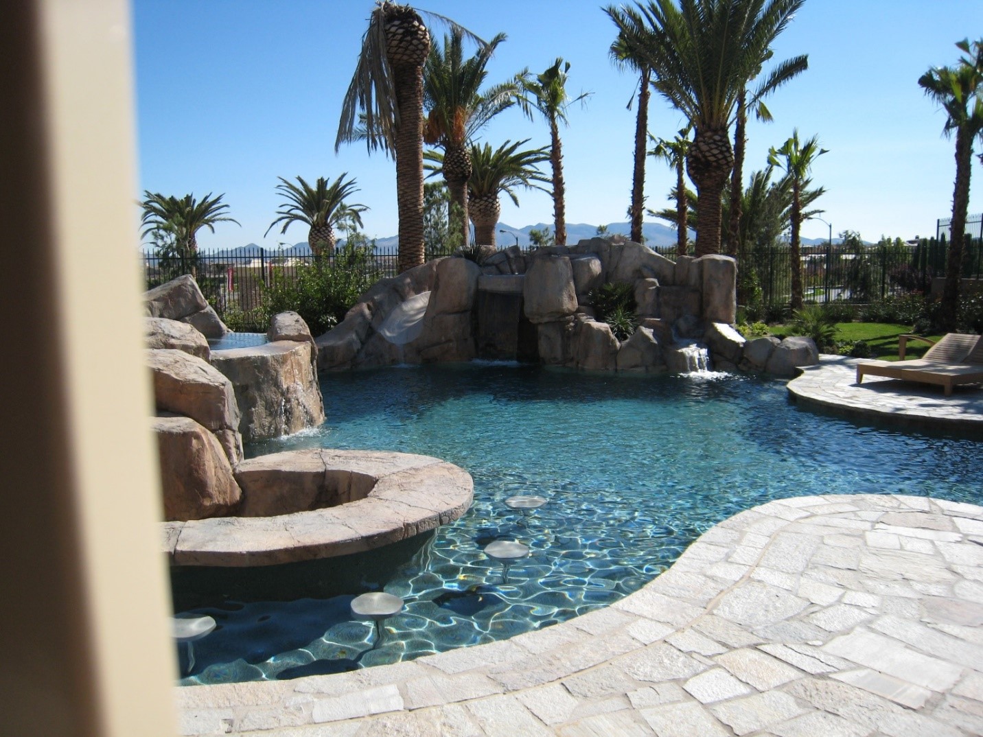 Beautiful Las Vegas Poolscapes Anthony & Sylvan Inground Pools Las